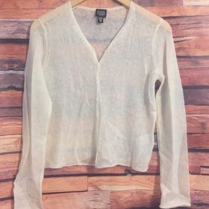 Eileen Fisher light cardigan petite small